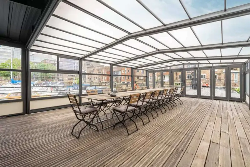 Britain's biggest houseboat in London Bridge
