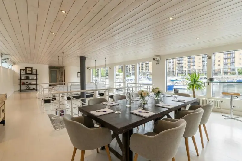 Britain's biggest houseboat in London Bridge